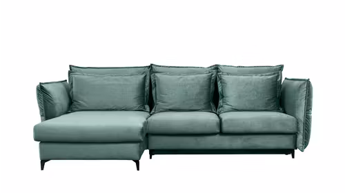 Canapea de colt extensibila Eva Piano Mint S1, stanga