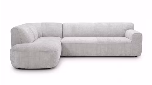 Canapea de colt Charme textil Stabia Beige, stanga