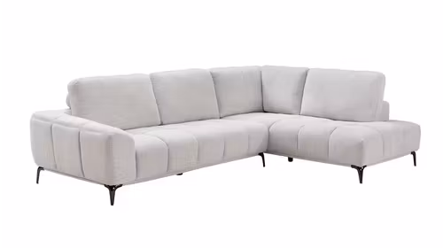 Canapea de colt cu sezlong Desmond textil Monique Twine, dreapta