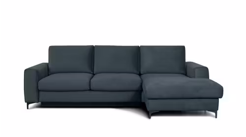 Canapea de colt extensibila Bella Piano Grey S3, dreapta