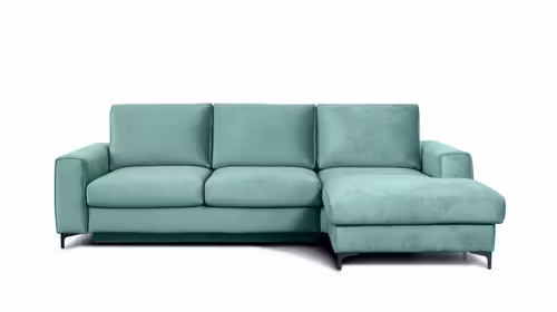 Canapea de colt extensibila Bella Piano Mint S3, dreapta