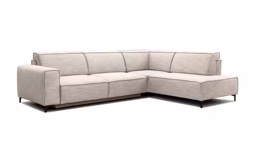 Canapea de colt extensibila Cosmopolitan Kingston Light Beige, dreapta