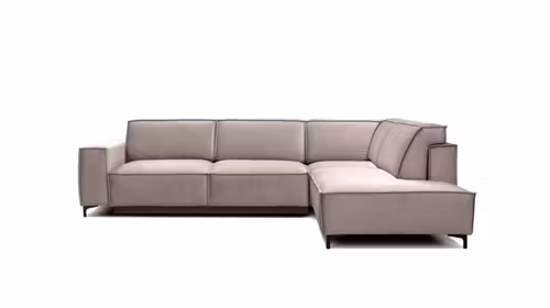 Canapea de colt extensibila Cosmopolitan Velvet Piano Beige, dreapta