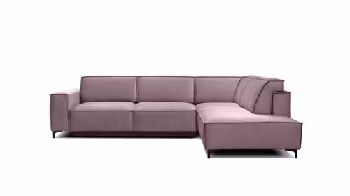 Canapea de colt extensibila Cosmopolitan Velvet Piano Light Purple, dreapta