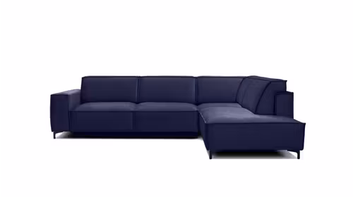 Canapea de colt extensibila Cosmopolitan Velvet Salvador Dark Blue, dreapta