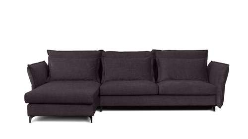 Canapea de colt extensibila Eva Boston Lavanda S2, stanga