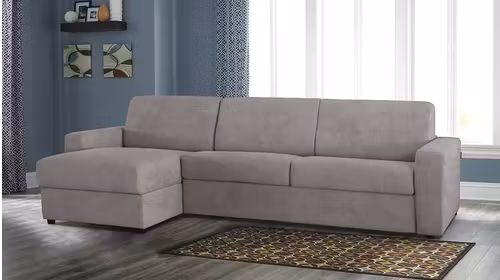 Canapea de colt extensibila Primo 3 Locuri Maxi, Reversibila, Velvet Tiffany Silver
