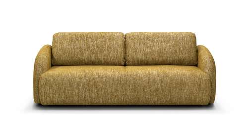 Canapea extensibila Domani textil Agnes Mustard