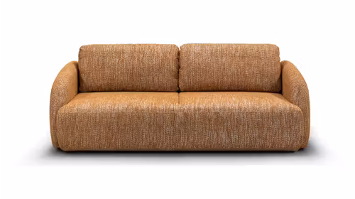 Canapea extensibila Domani textil Agnes Orange