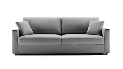 Canapea extensibila Lucia textil Grey + Topper