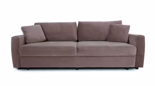 Canapea extensibila Lucia textil Meg Stone, Topper inclus