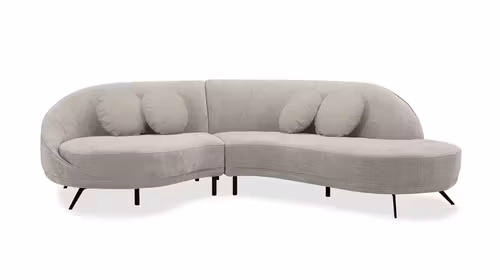 Canapea Graziosa textil Champagne, dreapta