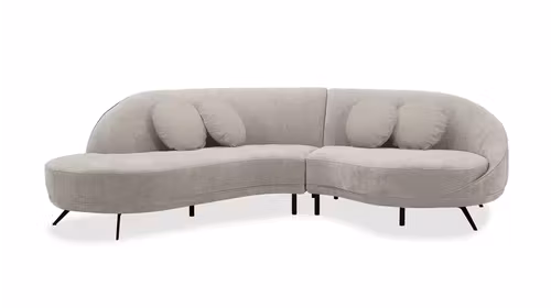 Canapea Graziosa textil Champagne, stanga