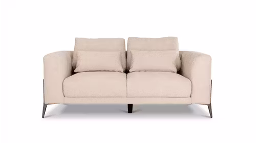Canapea liniara 2 locuri Selene textil Clarkson Sand