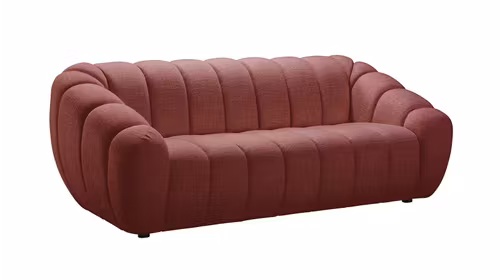 Canapea liniara 3 locuri Lena textil Red