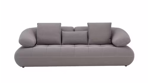 Canapea liniara 3 locuri Memo textil Waffle Grey