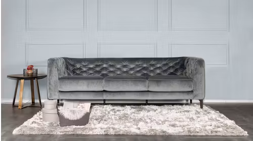 Canapea Liniara 3 locuri Maxi Piacere Brezza Dark Grey