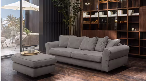 Canapea liniara Pure Night Can Light Grey