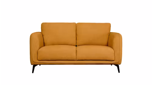 Canapea Palermo 2 locuri textil Bouclee Mustard