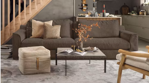 Canapea liniara 3 locuri Grande Double Day LC Viata Olive