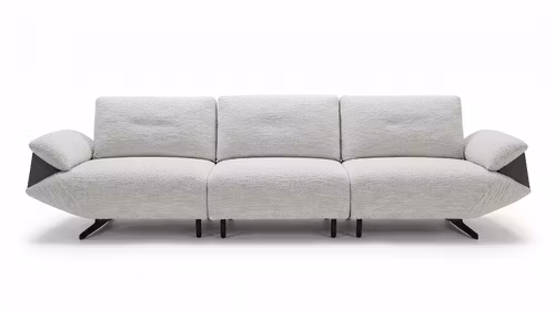 Canapea liniara Aero bouclé White