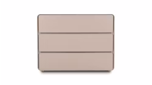 Comoda Randolph Seapine Fango, sertar Eco Leather