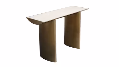 Consola Lorca Ceramica FMG-011 + Picioare Champagne Gold 120x41x76