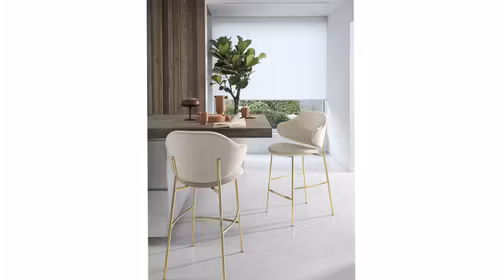 Scaun de bar Holly textil Venice Hemp