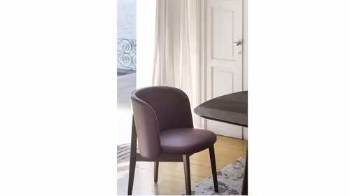 Scaun Abrey piele Burgundy