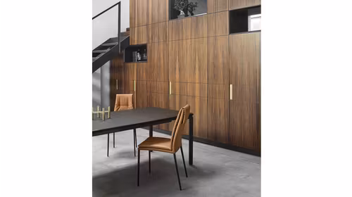 Scaun Carmen textil Cognac