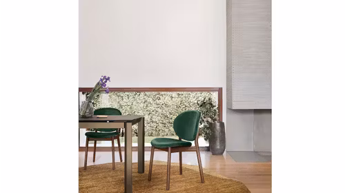 Scaun Inès textil Venice Forest Green