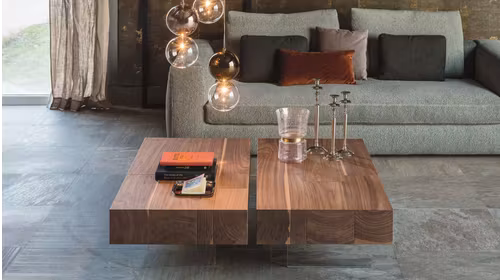 Masuta de cafea Lingotto Walnut Canaletto 40h