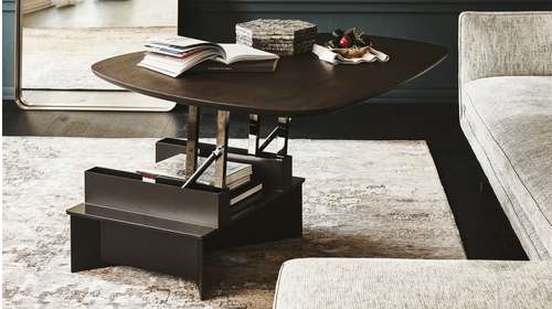 Masuta de cafea Orlando Black/Burned Oak