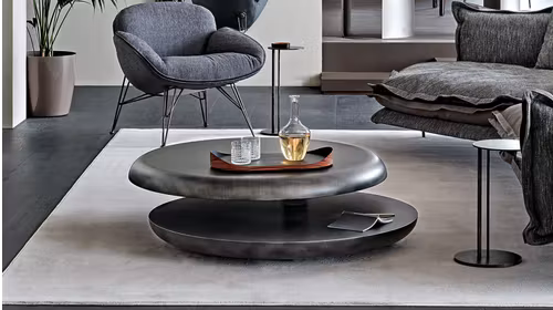 Masuta de cafea Yo-Yo Brushed Grey