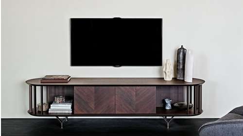 Comoda TV Costes Bronze/Burned Oak