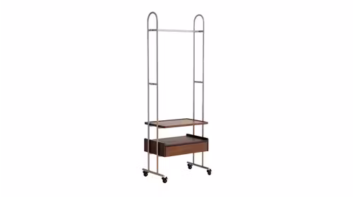 Cuier Louis Nuc Natural + Sampanie 66.4X41X181 cm