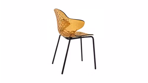 Scaun Saint Tropez Amber Transparent