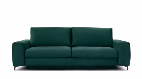 Canapea extensibila 3 locuri Bella L Monolith Dark Green