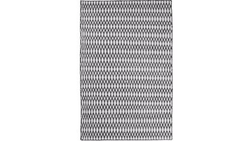 Covor Elliot White Black