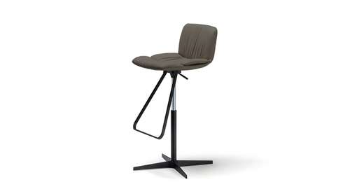 Scaun de bar Axel X Piele Smoke