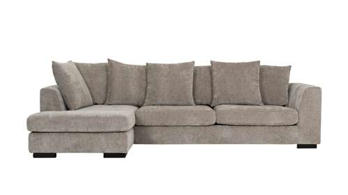 Canapea de colt cu sezlong Paso Doble Night Alice Beige, stanga