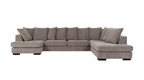 Canapea cu sezlong de colt Paso Doble Night "U" Alice Beige, dreapta