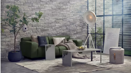 Canapea liniara 3 locuri Vesta Celine Emerald