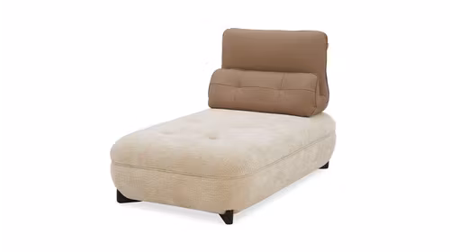 Fotoliu cu sezlong Celano textil Elephant Khaki