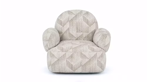 Fotoliu rotativ Melissa textil Grey