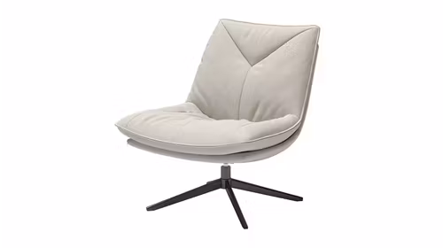 Fotoliu rotativ Moon textil Dove Beige
