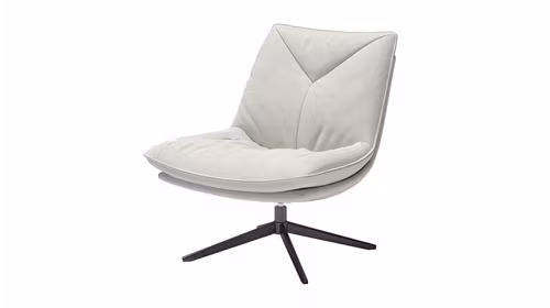 Fotoliu rotativ Moon textil Wheat