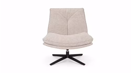 Fotoliu rotativ Moon textil Wheat