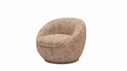 Fotoliu Rotativ Terrasini Textil Light Brown – Design Modern, Confort si Eleganta Contemporana