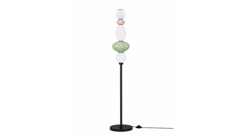 Lampadar decorativ Oneta din ceramica bicolora